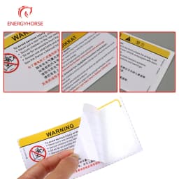 For Car Sun Visor Makeup Mirror Sticker Airbag Sticker Safety Warning Sticker Warning Board Sticker