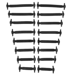 16pcs/lot Silicone Shoelaces No Tie Shoelaces 12 colors Elastic Lace Shoelace Creative Lazy Silicone Laces Rubber Lace