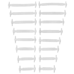 16pcs/lot Silicone Shoelaces No Tie Shoelaces 12 colors Elastic Lace Shoelace Creative Lazy Silicone Laces Rubber Lace