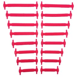 16pcs/lot Silicone Shoelaces No Tie Shoelaces 12 colors Elastic Lace Shoelace Creative Lazy Silicone Laces Rubber Lace