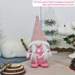 Santa Claus Doll Chirstmas Decorations Home 2025 Decor Table Elk Doll Christmas Ornaments Xmas Navidad Gifts Happy New Year 2026