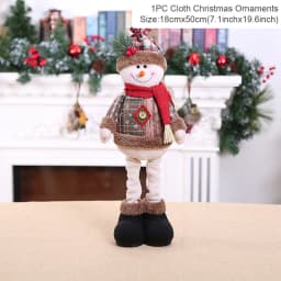 Santa Claus Doll Chirstmas Decorations Home 2025 Decor Table Elk Doll Christmas Ornaments Xmas Navidad Gifts Happy New Year 2026