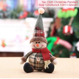 Santa Claus Doll Chirstmas Decorations Home 2025 Decor Table Elk Doll Christmas Ornaments Xmas Navidad Gifts Happy New Year 2026