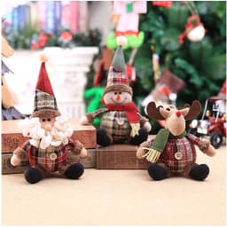 Santa Claus Doll Chirstmas Decorations Home 2025 Decor Table Elk Doll Christmas Ornaments Xmas Navidad Gifts Happy New Year 2026