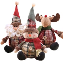 Santa Claus Doll Chirstmas Decorations Home 2025 Decor Table Elk Doll Christmas Ornaments Xmas Navidad Gifts Happy New Year 2026