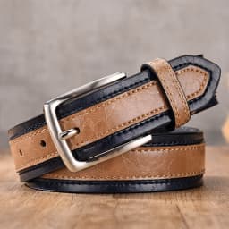 New Men's Belt Fashion Casual Strap Male Jeans Designer Trouser Belts Pu Genuine Leather Luxury Brand Pin Buckle