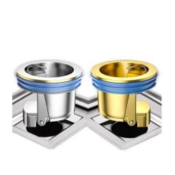All Copper Gravity Direct Drain Core Floor Shower Drain Stopper Insectproof Anti-odor Hair Trap Kitchen Bathroom Toilet Sewer