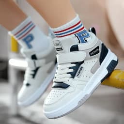 Design Children Sneaker Boys Shoes Skateboard Kids Casual Shoes Autumn Sports Tennis High Top Sneaker for Boy
