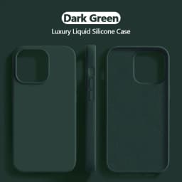 Luxury Liquid Silicone Case For iPhone 15 14 13 12 11 Pro Max Case For iPhone 13 12 mini X XR XS MAX 8 7 Plus Shockproof Cover