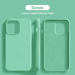 Luxury Liquid Silicone Case For iPhone 15 14 13 12 11 Pro Max Case For iPhone 13 12 mini X XR XS MAX 8 7 Plus Shockproof Cover