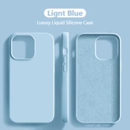 Luxury Liquid Silicone Case For iPhone 15 14 13 12 11 Pro Max Case For iPhone 13 12 mini X XR XS MAX 8 7 Plus Shockproof Cover