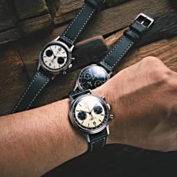 Sugess 1963 Pilot Watch Men Mechanical Chronograph Panda Wristwatch Air Force Sapphire Waterproof for Seagull Movement ST1901 v3
