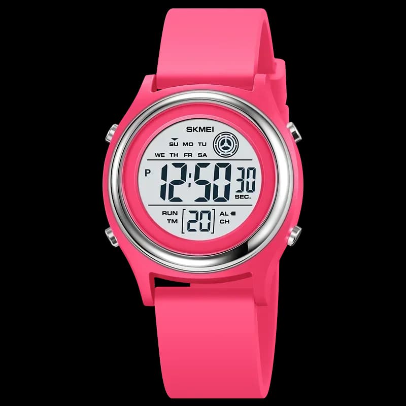 SKMEI 2094 Women Stopwatch Lady Wristwatch 50M Waterproof Shockproof reloj mujer Back Light Display Countdown Digital Watches
