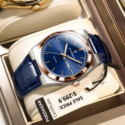 POEDAGAR Luxury Watch for Men Military Leather Man Wristwatch Quartz Clock Waterproof Luminous Date Week Men's Watches Reloj+box