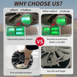 4PCS HubCap Performance Automobile Replacemen Hub cap Full Rim Cover Accessories for Tesla Model Y 19 Inch Wheel Caps 2018-2024