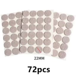 3-72Pcs Felt Chair Leg Pads 3mm Thick Floor Scratch Protector Mat Mute Non-slip Self Adhesive DIY Furniture Accessories
