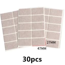 3-72Pcs Felt Chair Leg Pads 3mm Thick Floor Scratch Protector Mat Mute Non-slip Self Adhesive DIY Furniture Accessories
