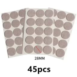 3-72Pcs Felt Chair Leg Pads 3mm Thick Floor Scratch Protector Mat Mute Non-slip Self Adhesive DIY Furniture Accessories