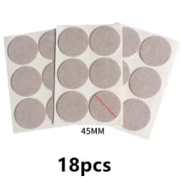 3-72Pcs Felt Chair Leg Pads 3mm Thick Floor Scratch Protector Mat Mute Non-slip Self Adhesive DIY Furniture Accessories