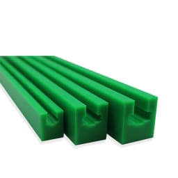 1 Meter 06B 08B 10A 12A 16A Polyethylene Industrial Transport Linear Guide Rail Guide Groove Plastic Sliding Chain Track