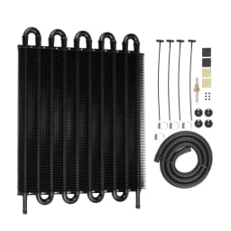 2 Row 4 Row 6 Row 8 Row 10Row 16Row Universal Remote Transmission Oil Cooler Auto-Manual Radiator Converter Aluminum Kit