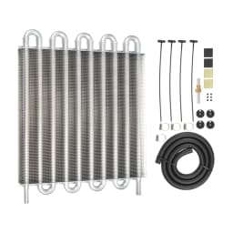 2 Row 4 Row 6 Row 8 Row 10Row 16Row Universal Remote Transmission Oil Cooler Auto-Manual Radiator Converter Aluminum Kit